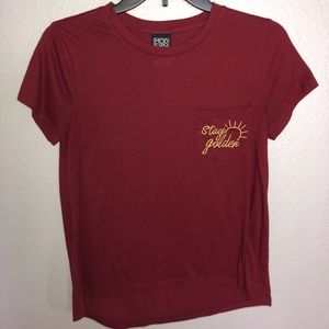 “Stay golden” tee